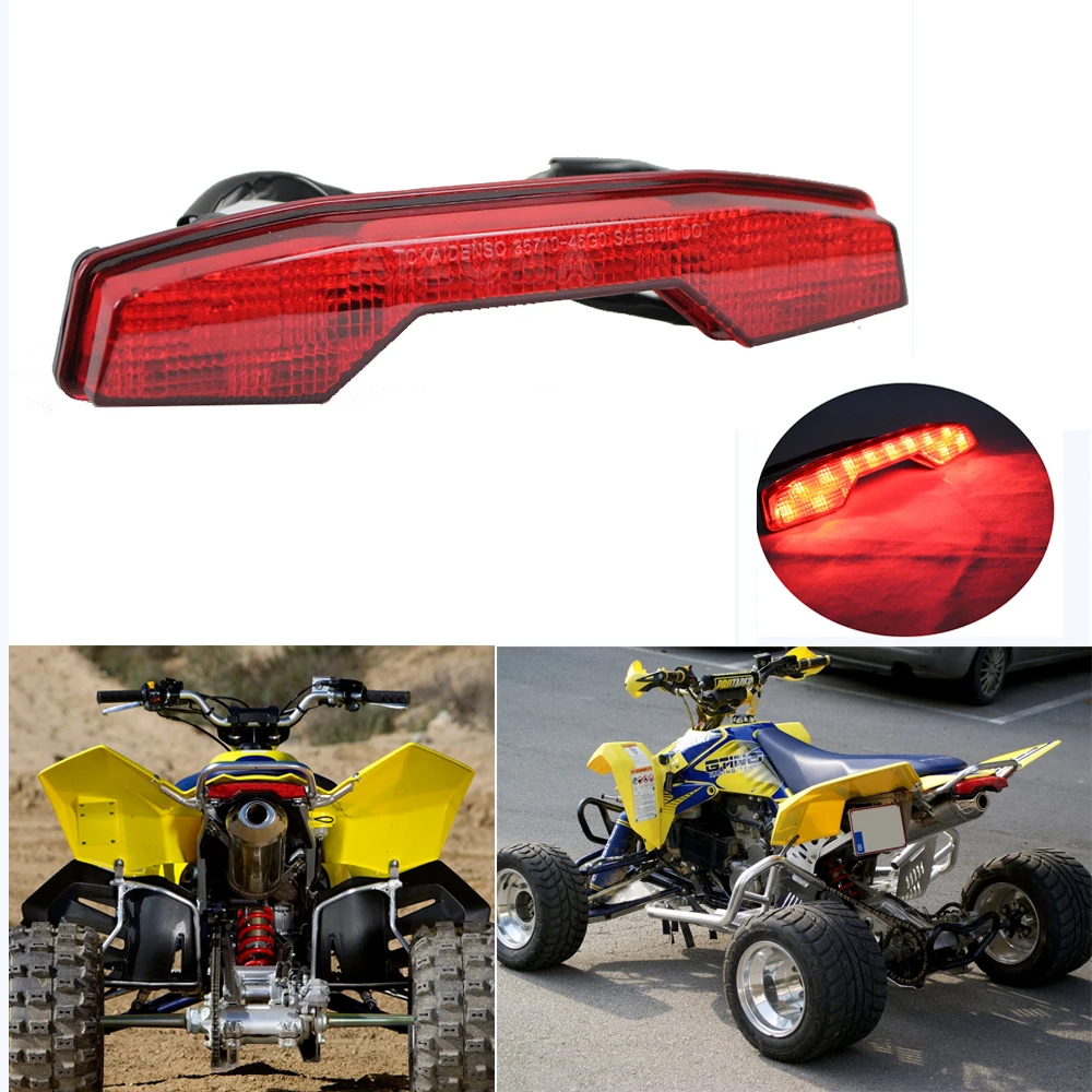 ATV Quadsport светодиодный задний светильник в сборе красный стоп Стоп для Suzuki LTR400 LTR450