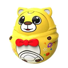 Cartoon Tumbler Doll Rattles Toys For baby toys for babies Mini Girl baby Toy Matlyoshka Tumbler doll Facial Expression Original