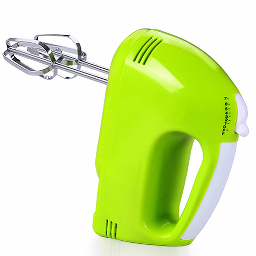 

180W Handheld Turning Stainless Steel Push Mini Whisk Egg Blender grinder Mixer Baking Cake Kitchen Tools Egg Stirrer EU Plug