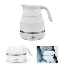 Портативный Электрический Силиконовый складной чайник Кухня Кемпинг Плита Газовая