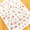 Newest Green frog 3D Self Adhesive Back Glue DIY Decal Decoration Tools Nail Stickers TSC 527 2