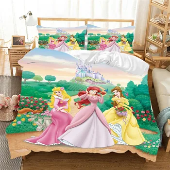 

Disney bedding set Princess Snow White Single twin Size Duvet Cover Children Bedroom Bedding Sets girl children birthday gift