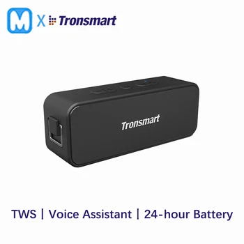 

Tronsmart T2 Plus Bluetooth Portable Speaker outdoor Mountaineering speaker TWS 20W 24H IPX7 Voice Assistant Black Color