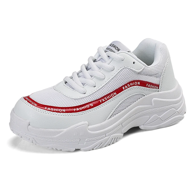 Bojmq/Женская теннисная обувь; tenis mujer; коллекция года; спортивная обувь для спортзала; устойчивые спортивные женские кроссовки; женская обувь; кроссовки; zapatos mujer - Цвет: white 3