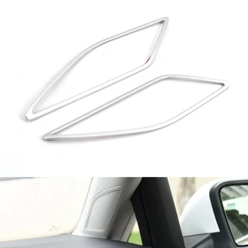 

For Volkswagen GOLF 7 MK7 2013-2019 Chrome Matte A Pillar Stereo Speaker Decoration Sticker Covers Chromium Styling accessories