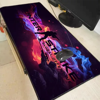 

XGZ 30X60/40X90CM Large Mouse Pad Gamer Black Locking Edge Keyboard Mouse Mat Gaming Desk Mousepad for CS GO LOL Dota Game XXL