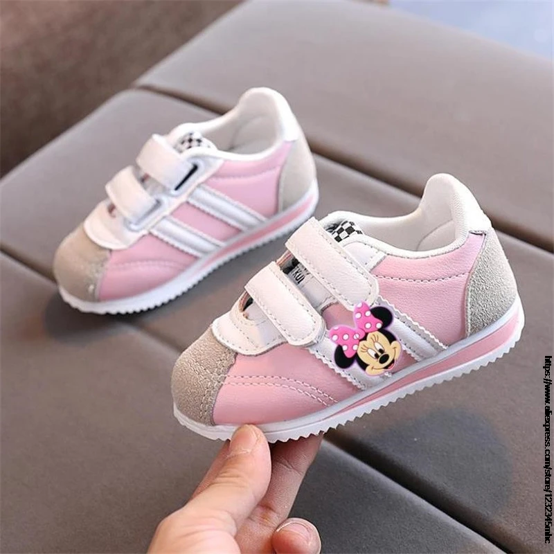 Kids Brand Kids Shoes Children's Mickey Minnie Sports Shoes Casual