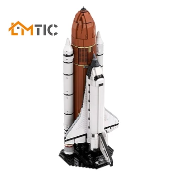 

BuildMoc-46228 1:110 Scale Space Shuttle Simulation Collection Model Diy Building Blocks Toys Bricks Educational Xmas Gift Kids