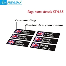 Cheap Bicycle road bike frame national flag name stickers custom bicycle stickers custom rider id decals style 5 Cheap Bicycle road bike frame national flag name stickers custom bicycle stickers custom rider id decals style 5