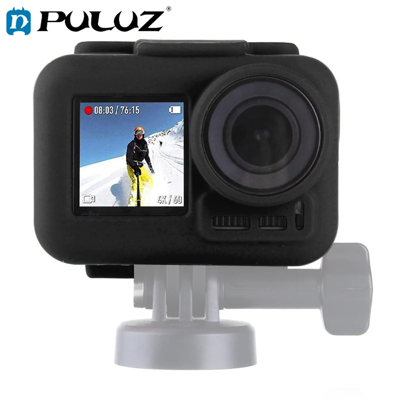 PULUZ силиконовый защитный чехол для DJI Osmo Action с рамкой