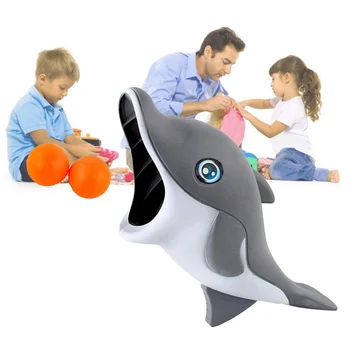 

1 Set Dolphin Modeling Catapult Launch Butt Bouncing Ball Toys for Kids Launch and Catch Ball Toy