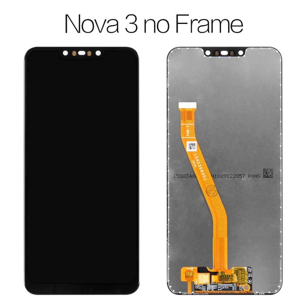 Nova 3 Huawei Nova 3 ЖК-дисплей сенсорный экран PAR LX1 LX9 Nova 3i ЖК-дисплей INE LX2 L21 Nova 3e дисплей ANE LX3 L23 экран Nova3 Замена - Цвет: Nova 3