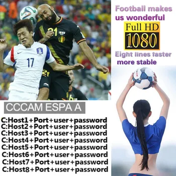 

2020 Cccam espa a spain 1 year stable 8 Line server HD cline ccam espa a Europe Portugal Poland Italia for satellite receiver