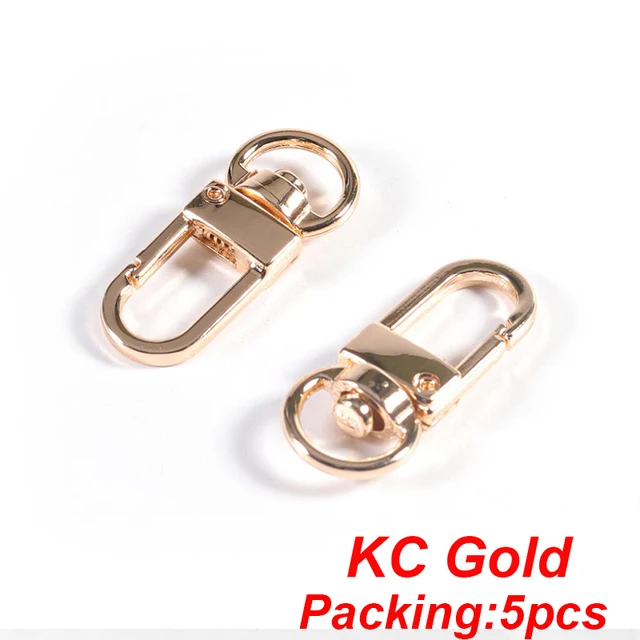 5-20pcs/lot Key Chain Key Ring keychain Bronze Rhodium Gold 28mm Long Round Split Keyrings Keychain Jewelry Making Wholesale DIY 5PCS kc gold