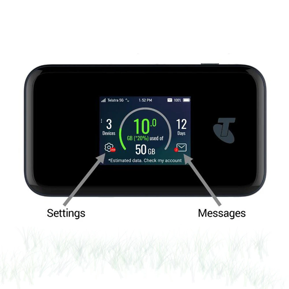 Original New 5g Wi-fi Pro Zte Mu5001 Mobile Hotspot Sub6g Networks 2.4 ...
