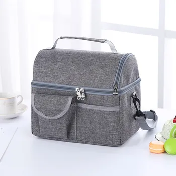 

Oxford Thermal Lunch Bag Insulated Cooler Storage Women Kids Food Bento Bag Portable Leisure Accessories Supply Product Cases