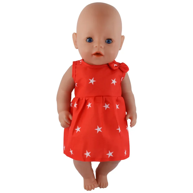 Новое платье Одежда для 43 см Zapf кукла 17 дюймов куклы Reborn Младенцы Одежда