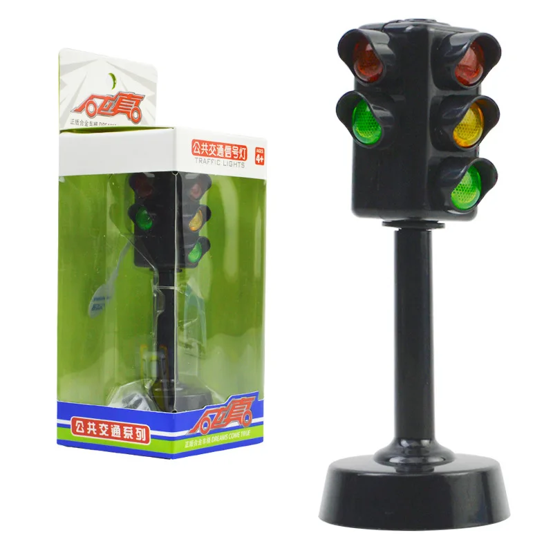 

2019 signal light education toys parking lot set simulation sound and light car signal light safety early education toys