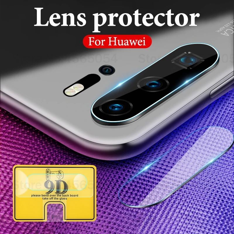 Защитное стекло 9D для задней камеры телефона Huawei P30 Pro P20 Lite Nova 5T 3e 4e|Защитные