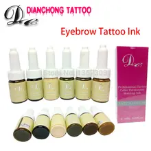 Перманентный макияж бровей пигмент для татуажа бровей микроблейдинга чернила с пигментом продукты для макияжа кофе цветные чернила для микроблейдинга бровей