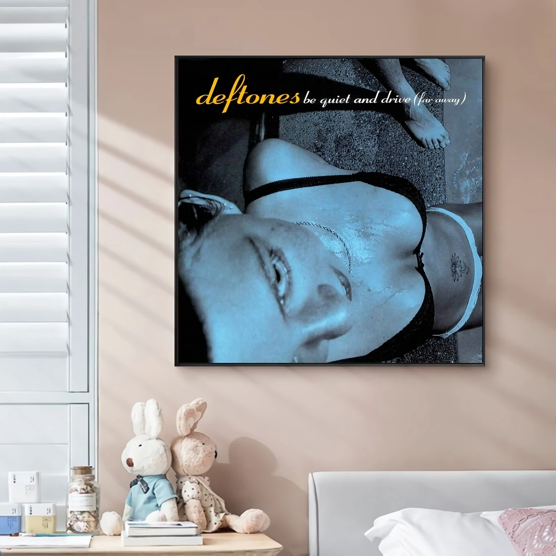 Музыкальный альбом Deftones (Be calm And Drive) Обложка плакат на холсте Рэп звезда