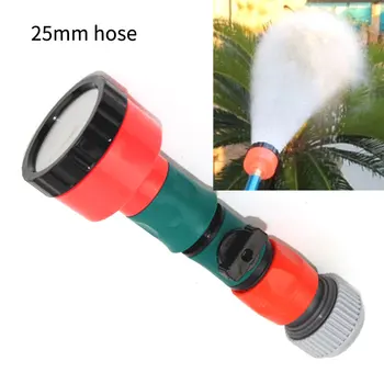 

Watering Hose Handheld Sprinkler Straight Nozzle Garden Watering Spray Head with Switch Greenhouse Seedlings Shower Lawn