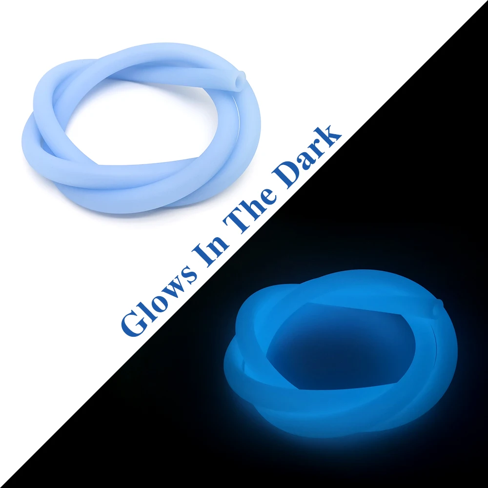 Hookah Accessories Luminous Silicone Hookah Hoses Glow In The Dark ID 12mm OD 17mm LEN 1500mm