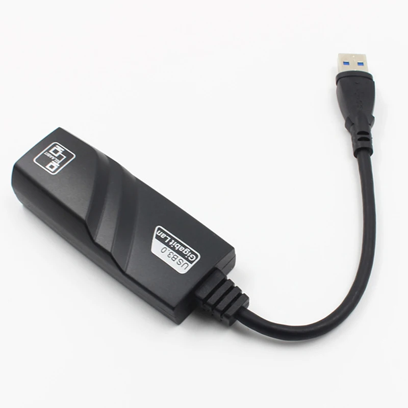 1 шт. Внешний USB 3,0 гигабитный Ethernet адаптер USB в RJ45 Lan сетевая карта LAN адаптер для Windows 10/8/7/XP ноутбук ПК компьютер