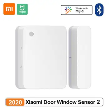 

2020 Newest Xiaomi Mijia Door Window Sensor 2 Bluetooth Connect Safety Burglar Alarm Detector For Smart Home App Mi Home Control