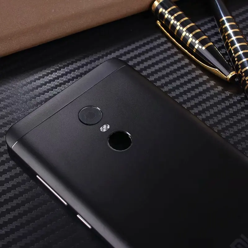 Чехол на заднюю крышку для Xiaomi Redmi Note 4 Note4X MTK Helio X20 металлический задняя дверь батарея чехол+ кнопки камеры стекло