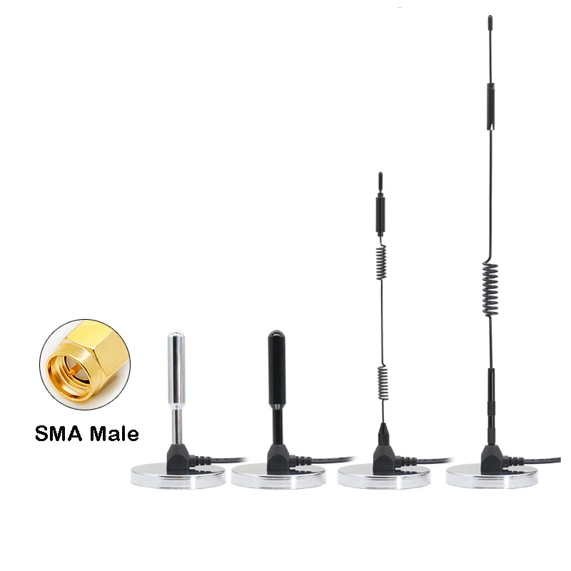 5G Full Band Strong Magnetic Suction Cup Antenna Signal Booster High Gain 30dbi GSM GPRS 3G 4G LTE SMA Male RG58 3m Cable 20w magnetic qrp antenna loopss antenna for hf transceivers full band 5 30mhz 76 108mhz 110 150mhz