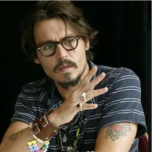 Новинка, кожаный мужской браслет uomo, браслет с пряжкой на ремне, унисекс-браслет, браслет с изображением Джони Депп, мужские браслеты, pulseira feminina, браслеты