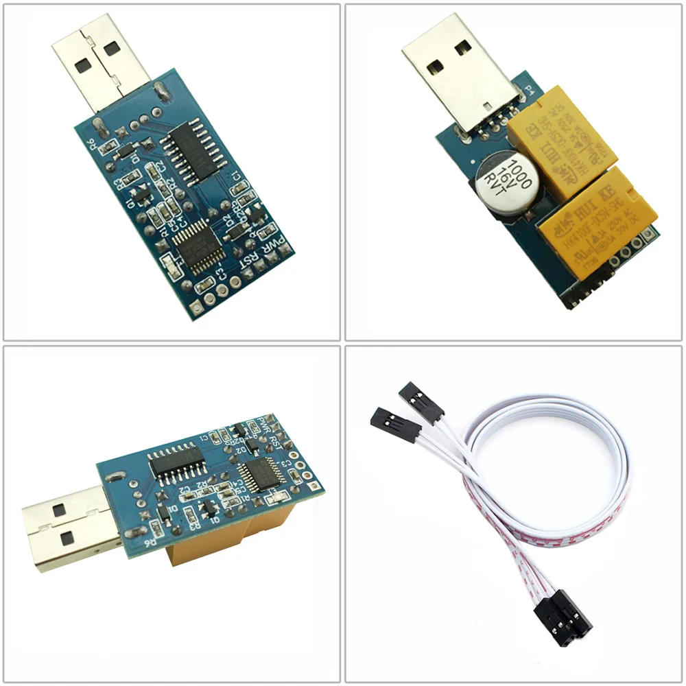 USB Watchdog Timer Card Module Automatic Restart IP Electronic Watch dog 2 Timer Reboot Lan For Mining Gaming Computer PC