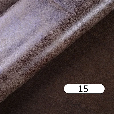 Meetee 100X145 см толщиной 1,1 мм искусственная Синтетическая кожа ткань для сумки дивана декоративная ткань для шитья DIY кожевенное Ремесло АКСЕССУАРЫ - Цвет: 15