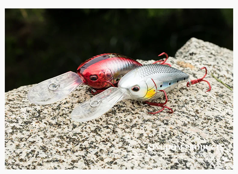 Царство Crankbait жесткая приманка для рыбалки Atificial Minnow Jerkebait 62 мм 16,5 г/21,8 г медленно Тонущая система шума модель 5380