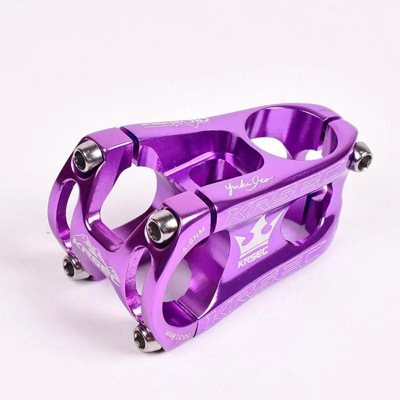 Рулевая колонка велосипеда KRSEC 31,8*28,6*50 мм, на застежке, для велоспорта cnc из алюминиевого сплава велосипедный вынос руля MTB беговые аксессуары для велосипедов