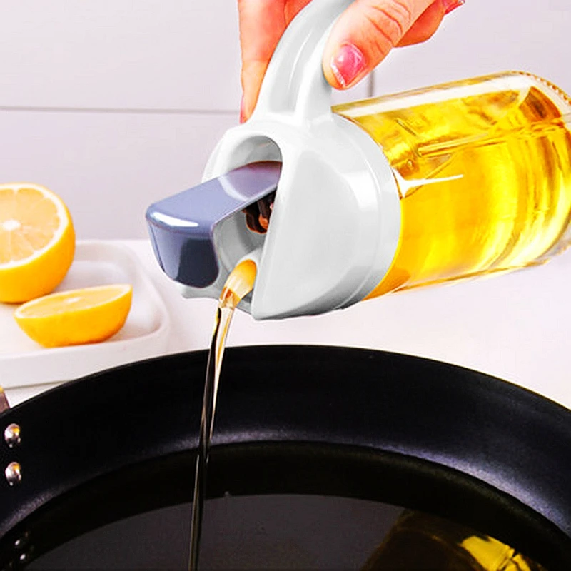Improved 630 ML Glass Oil Dispenser Bottle Sauce Pot Leak-proof Vinegar For Cooking Tools | Дом и сад