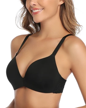 

Dotvol Padded Bra Women Lingerie Wireless Seamless Push Up Bralette Plus Size Lace Brassiere Soutien Feminino BH Sujetador