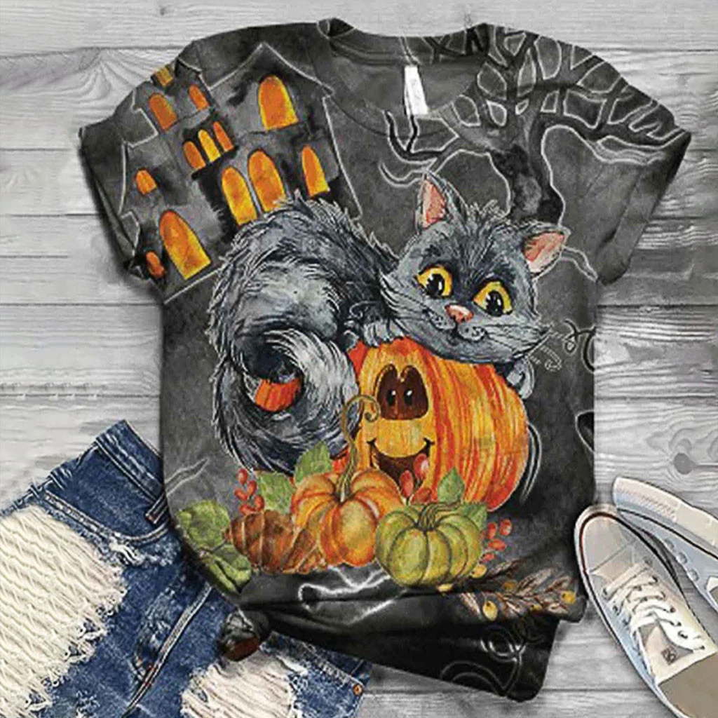 8 Types Women T Shirts Fashion Cartoon Animal Print Short Sleeve O Neck Tops Tee T Shirt Casual Tshirt Camisetas Mujer Z0701 T Shirts Aliexpress