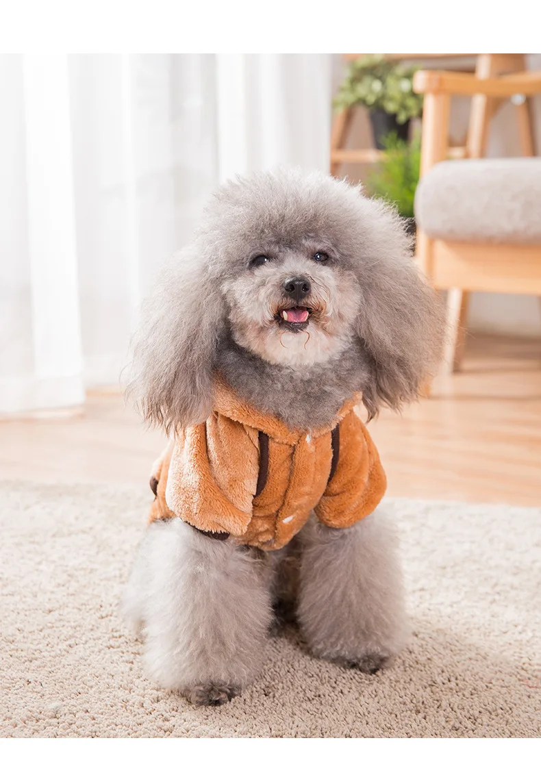 Pet Teddy Кофты для щенков осенняя и зимняя одежда собачьи ноги одежда маленькие собаки Бишон теплая тонкая осенняя одежда