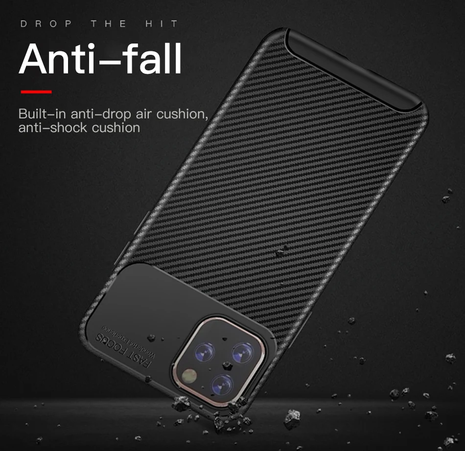 !ACCEZZ For iPhone 11 Pro Max Case 2019 New Soft TPU Business Protection Back Cases Cover Cell Phone Skid Shell Anti-fall Coque Capa (7)