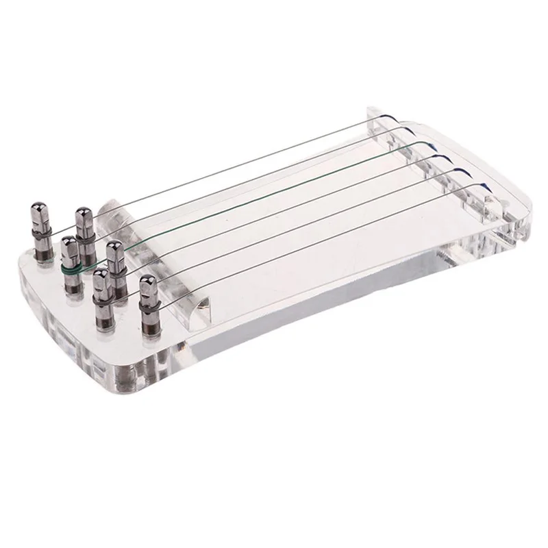 

6 Strings Crystal Transparent Finger Hand Trainer for Guzheng Chinese Zither