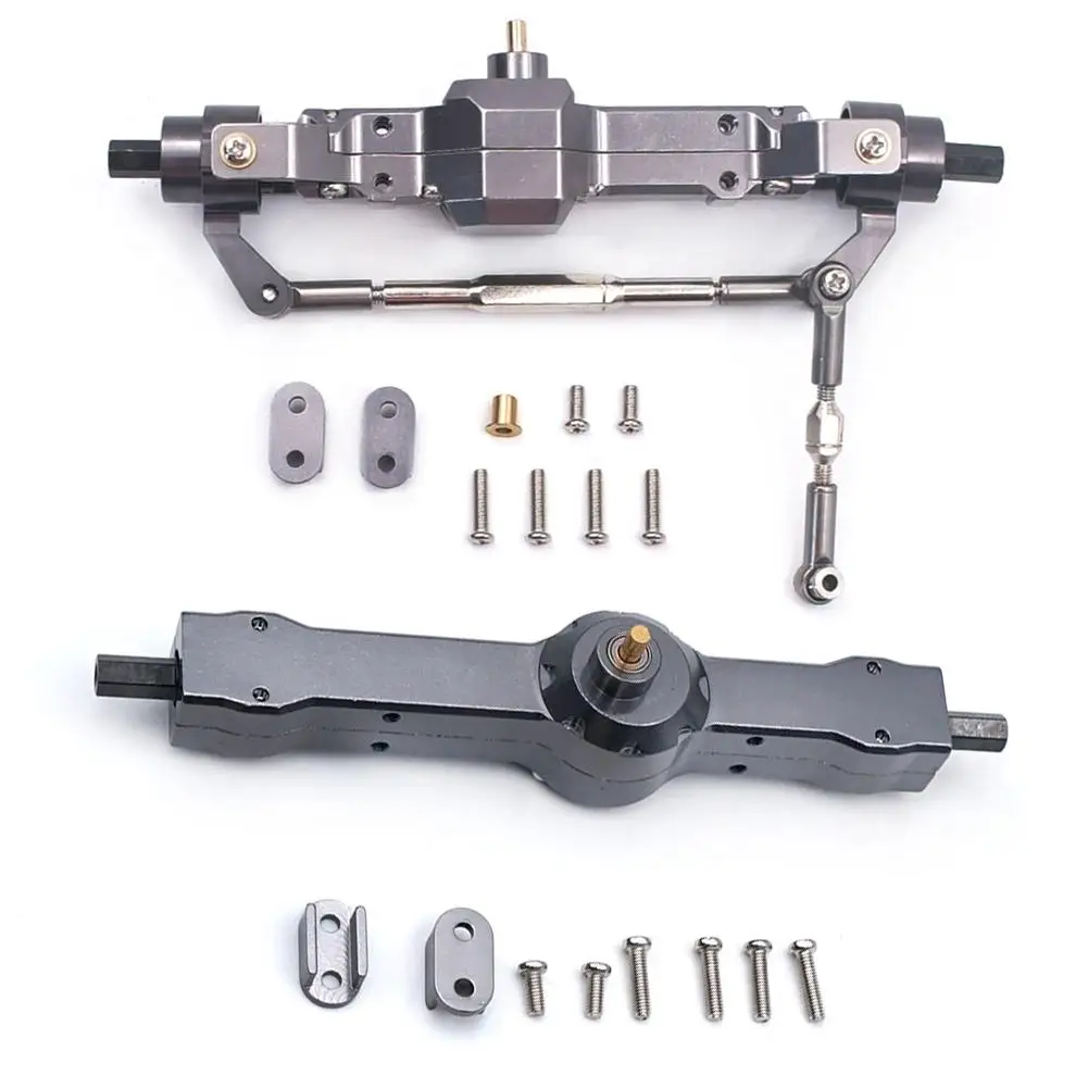 

Metal Front Rear Bridge Axle Accessories for WPL 1/16 HengLong Truck RC Car Toy excellent performance outstanding design