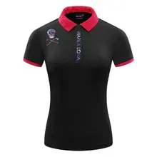 Новинка, короткая футболка для гольфа, Новейшая летняя одежда для гольфа MAPK& LONA, женская футболка с короткими рукавами, не скатывается, футболка для гольфа, Cooyute