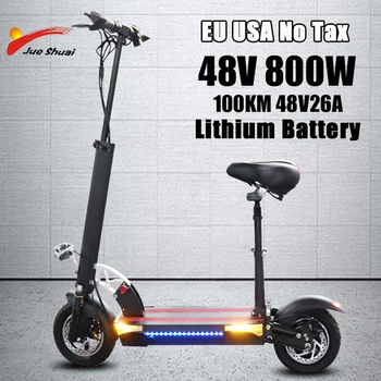 

Electric Scoote 48V 800W Lithium Battery for Adult 10inch Duty Free EU UK US Adult Electric Skateboard E Kick Scooter