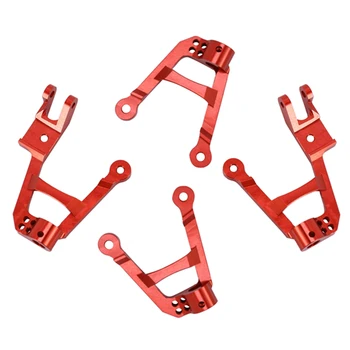 

4PCS RC Car CNC Aluminum Shock Damper Towers Mount for 1/10 RC Crawler SCX10 II 90046 90047