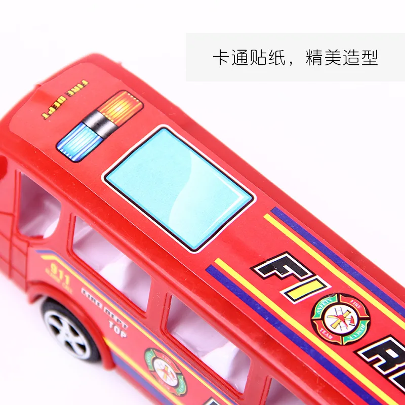 

Toy Car Children Creative 1-3 Years Old Boy Inertia Car Rental Bus Model Baby Bus Stall Toy