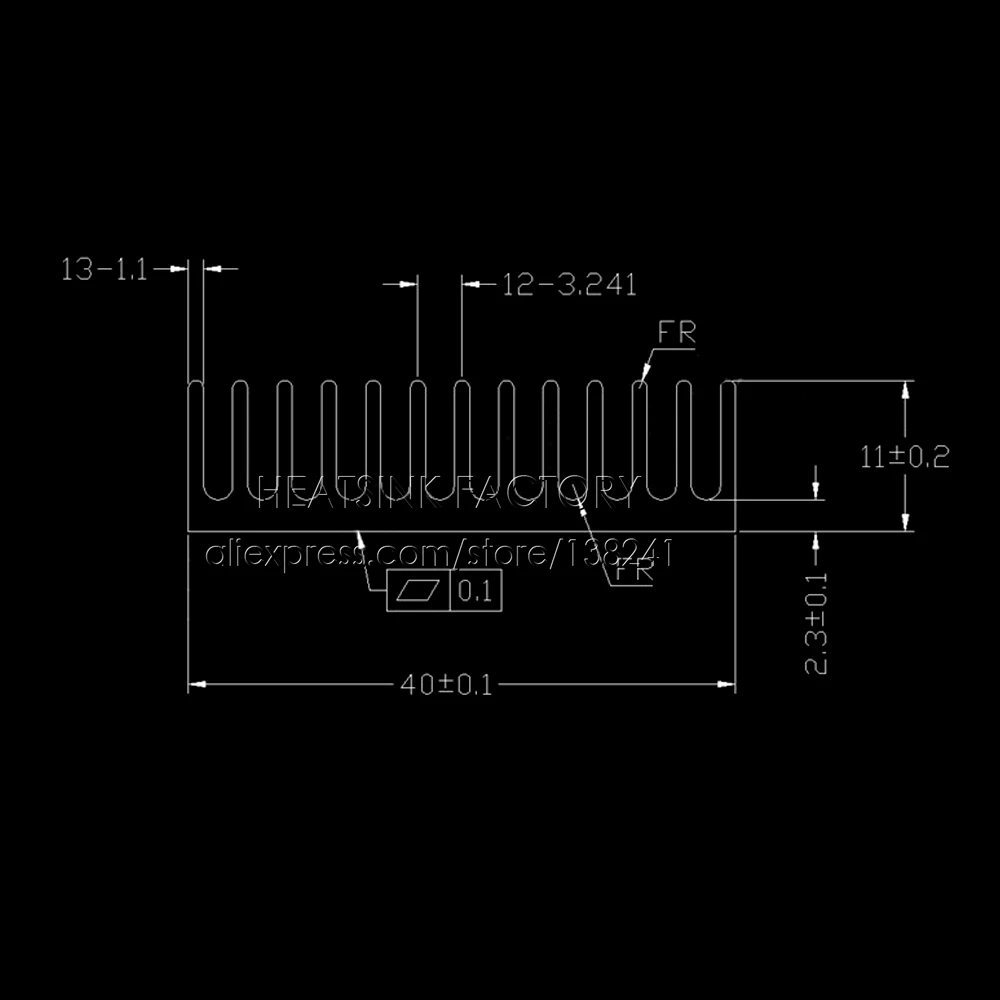 2 шт. алюминиевый радиатор для охлаждения 40x40x11 мм|Кулеры/вентиляторы/системы