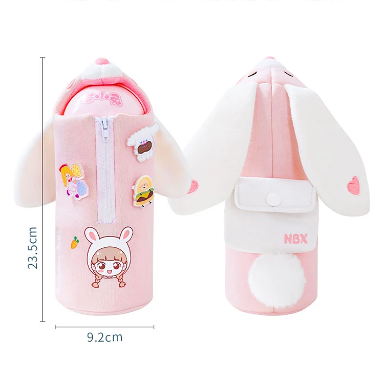 caso de lápis kawaii trousse scolaire unicórnio casos de lápis para meninas newmebox plush piornik pencilcase estojo escolar caixa de lápis