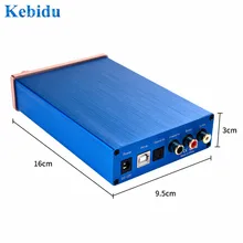 HiFi усилитель звука без потерь HiFi 2,0 аудио приемник DAC декодирование DC12V DAC вход USB/коаксиальный/оптический выход RCA/усилитель